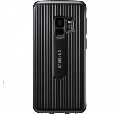 Husa Protective Standing Cover Samsung Galaxy S9, Black